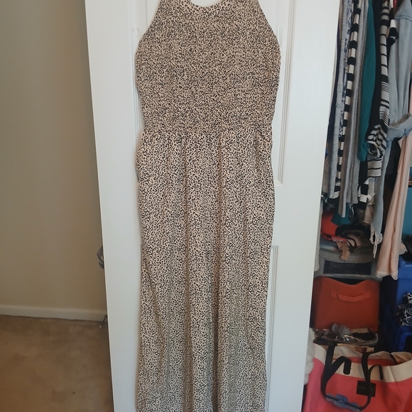 Jessica Simpson Leopard Print Jumpsuit - Wide Leg - Picture 1 of 6